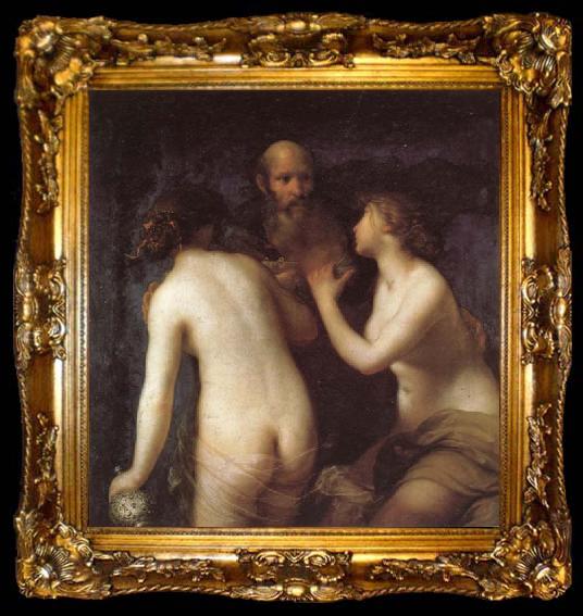 framed  FURINI, Francesco Lot and his daughters, ta009-2